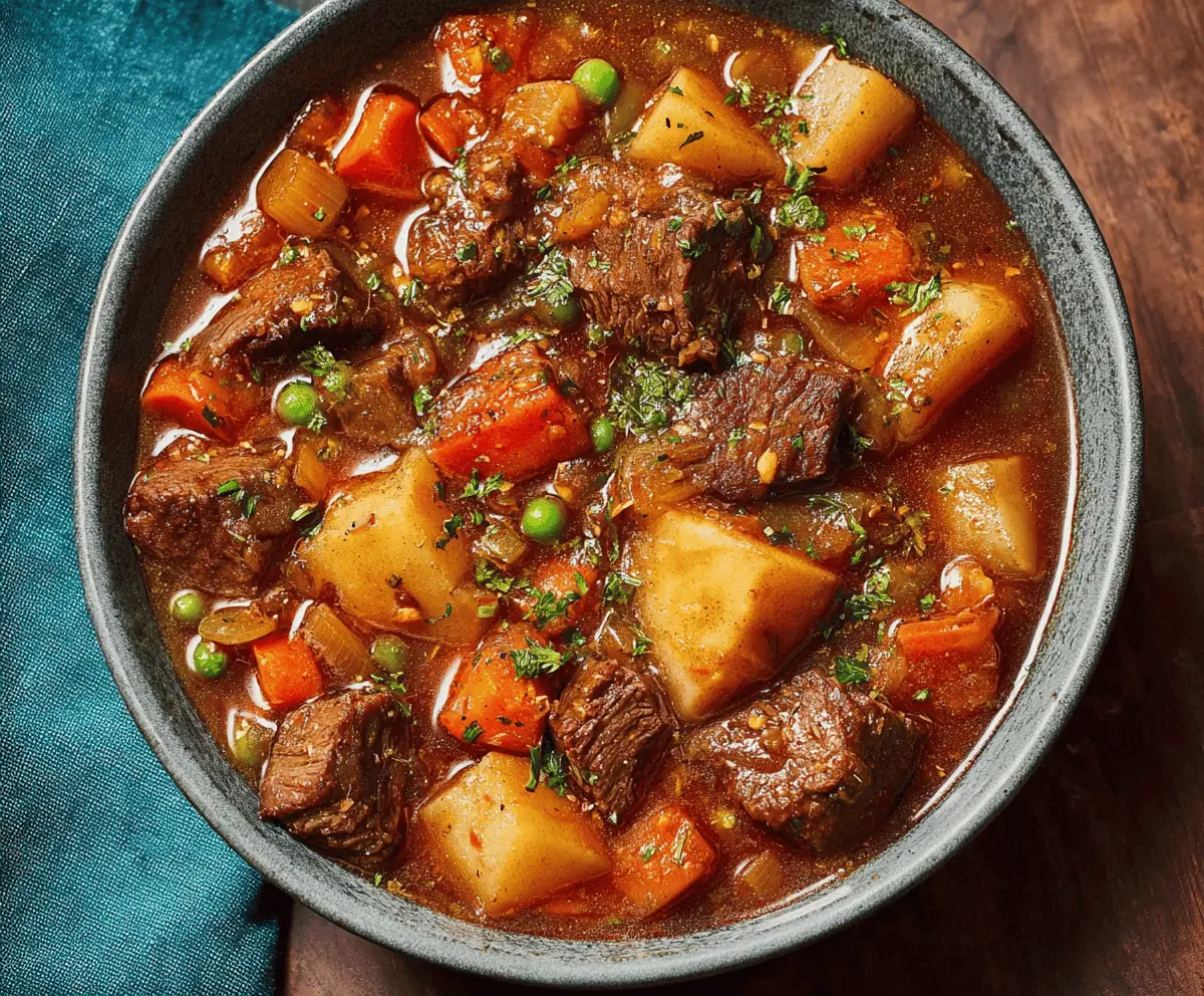 Hearty Beef and Vegetable Stew