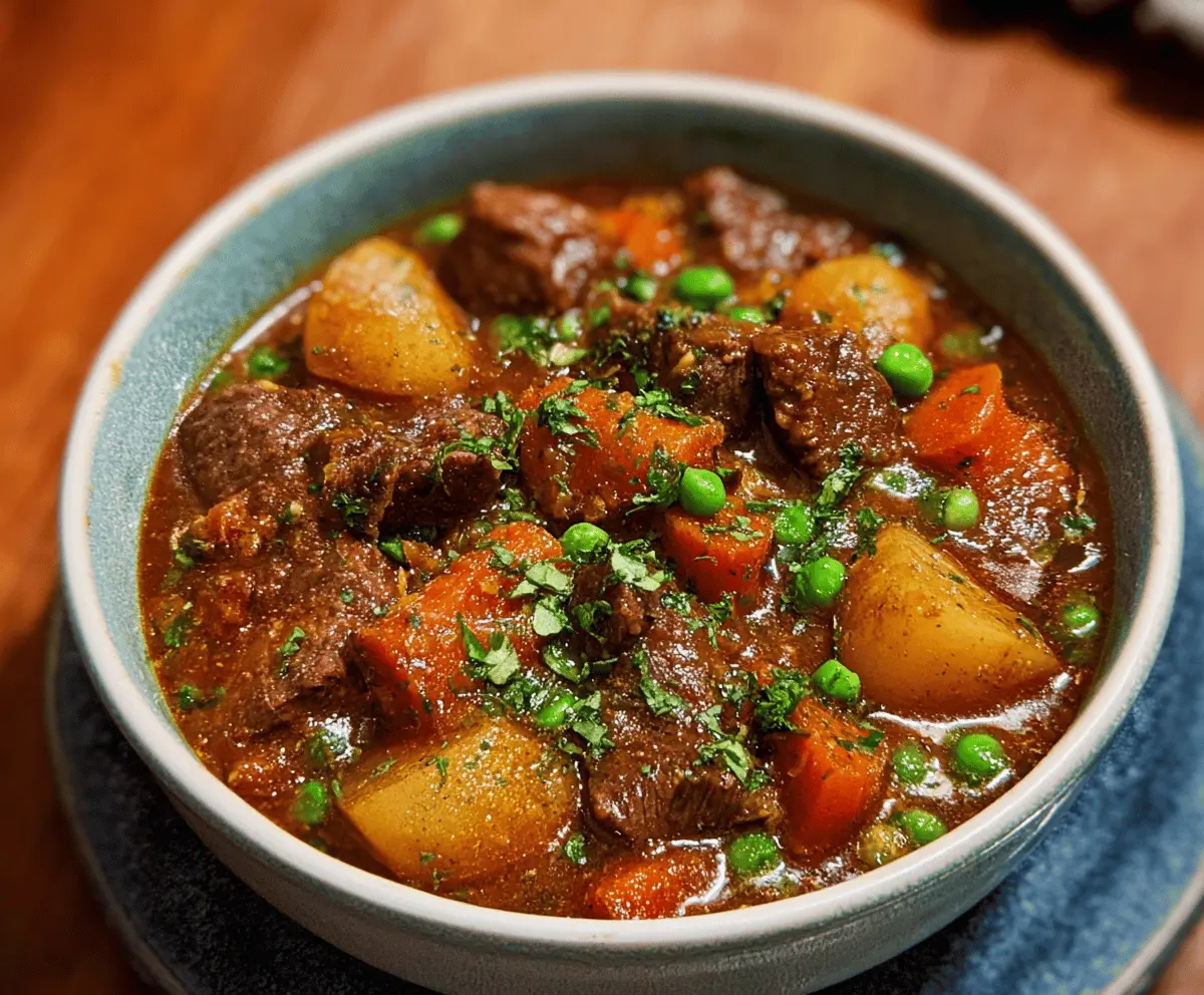 Hearty Beef & Vegetable Stew