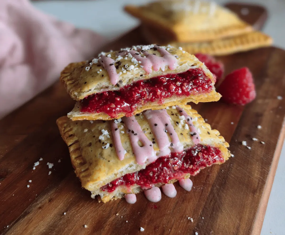 Raspberry Protein Pop Tarts 