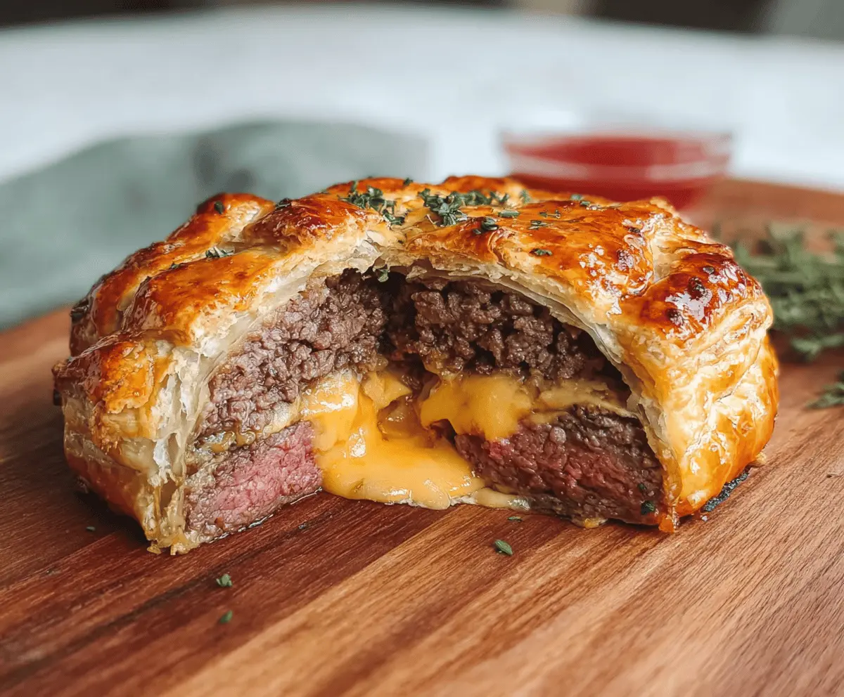 Cheeseburger Wellington