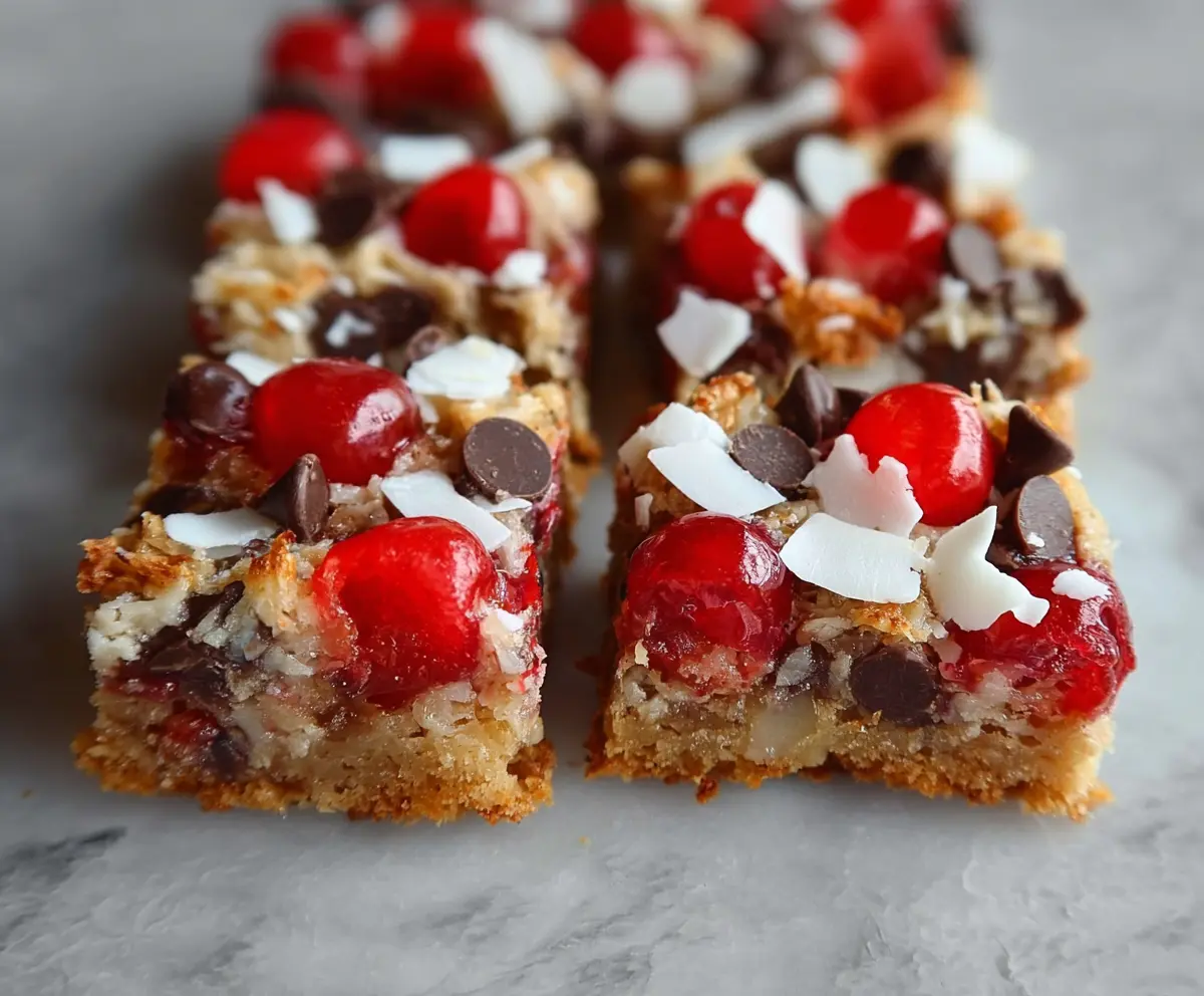 Cherry Magic Cookie Bars