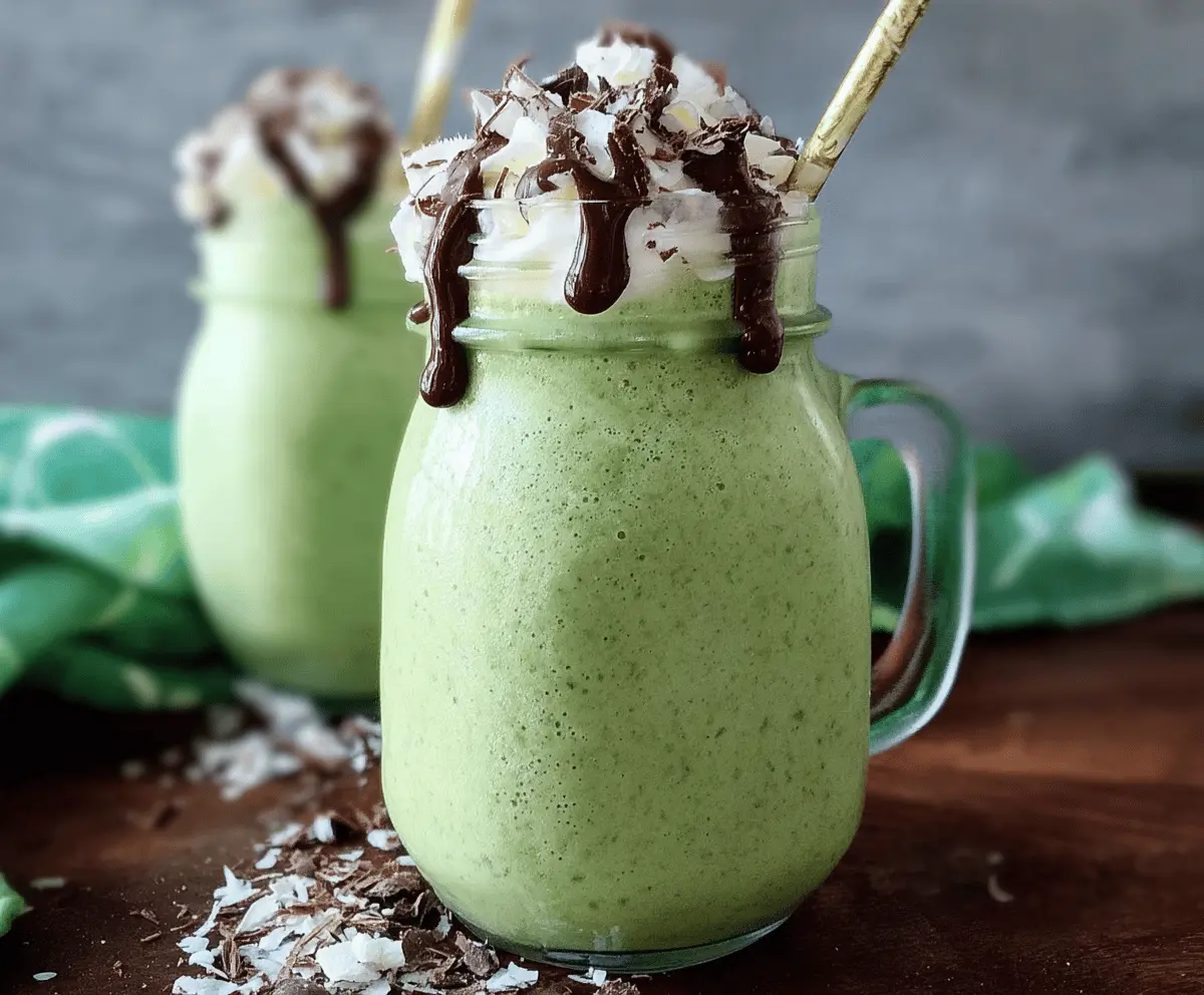 Healthy Shamrock Shakes