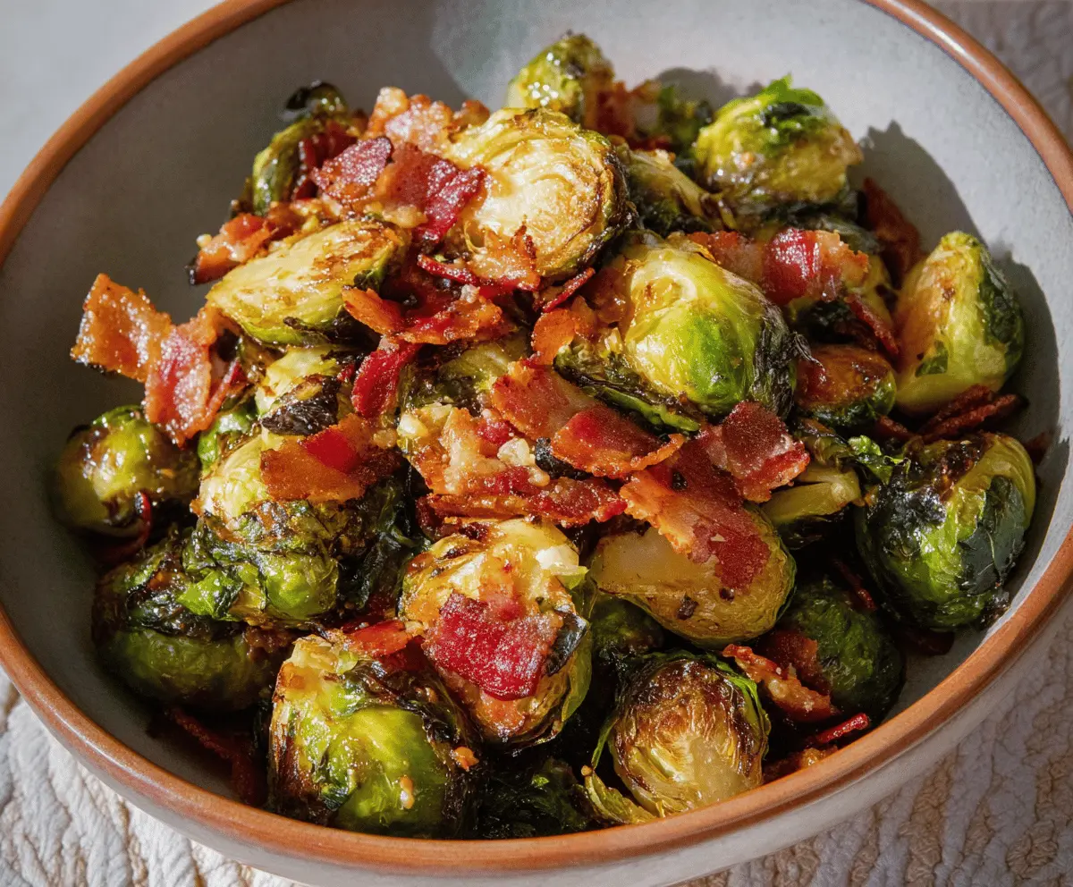 Maple Bacon Brussel Sprouts