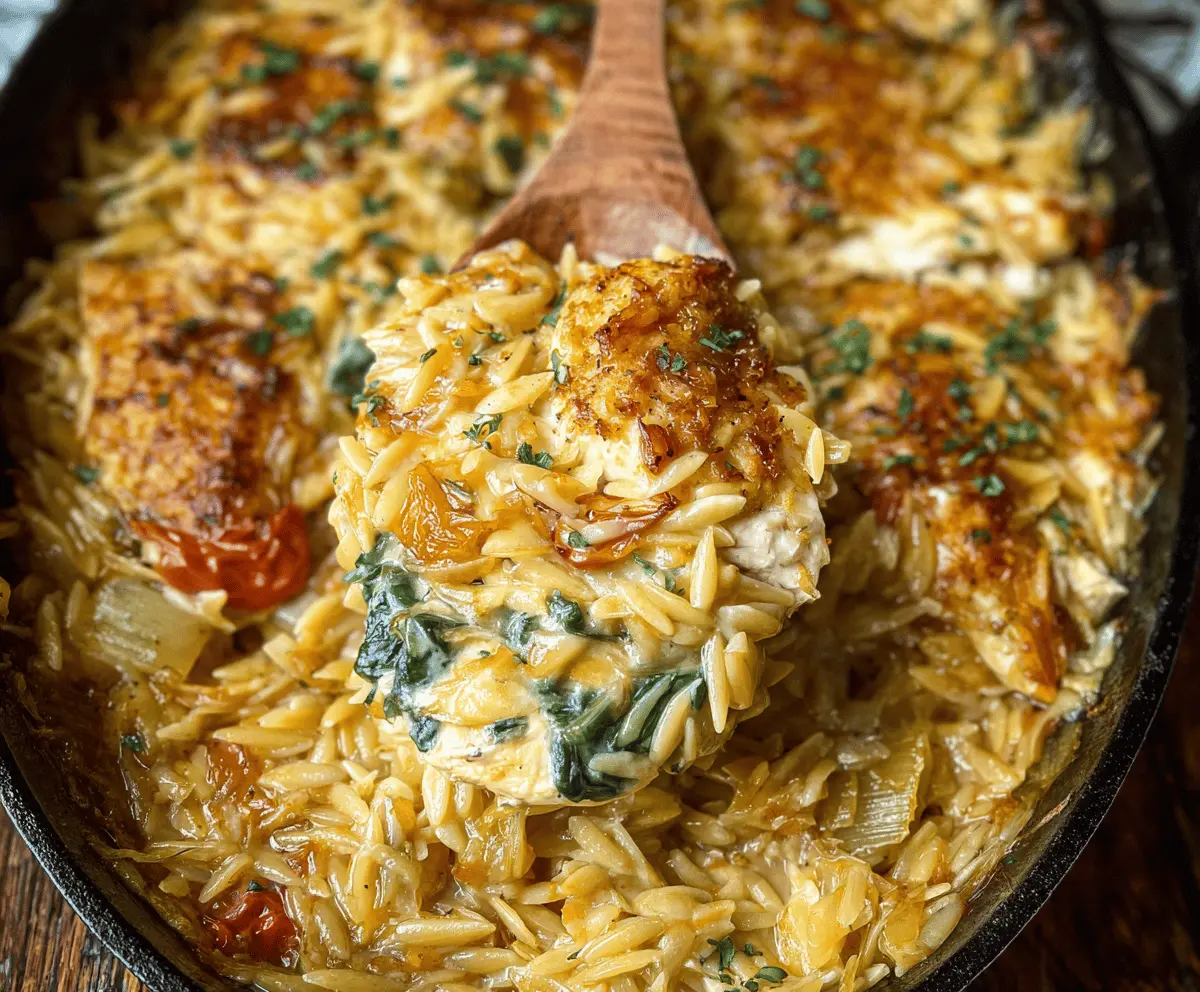 Monterey Chicken One-Pan Orzo