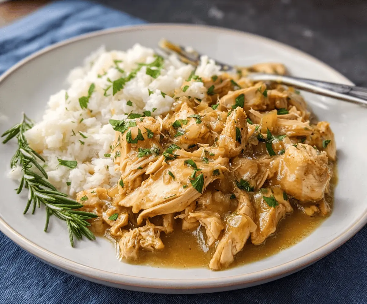 Slow Cooker Chicken and Gravy