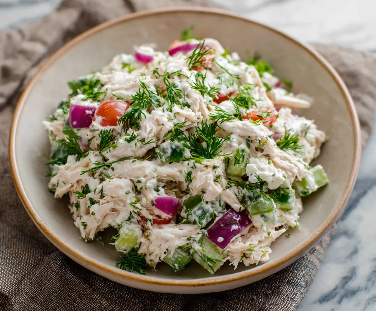 Cottage Cheese Chicken Salad