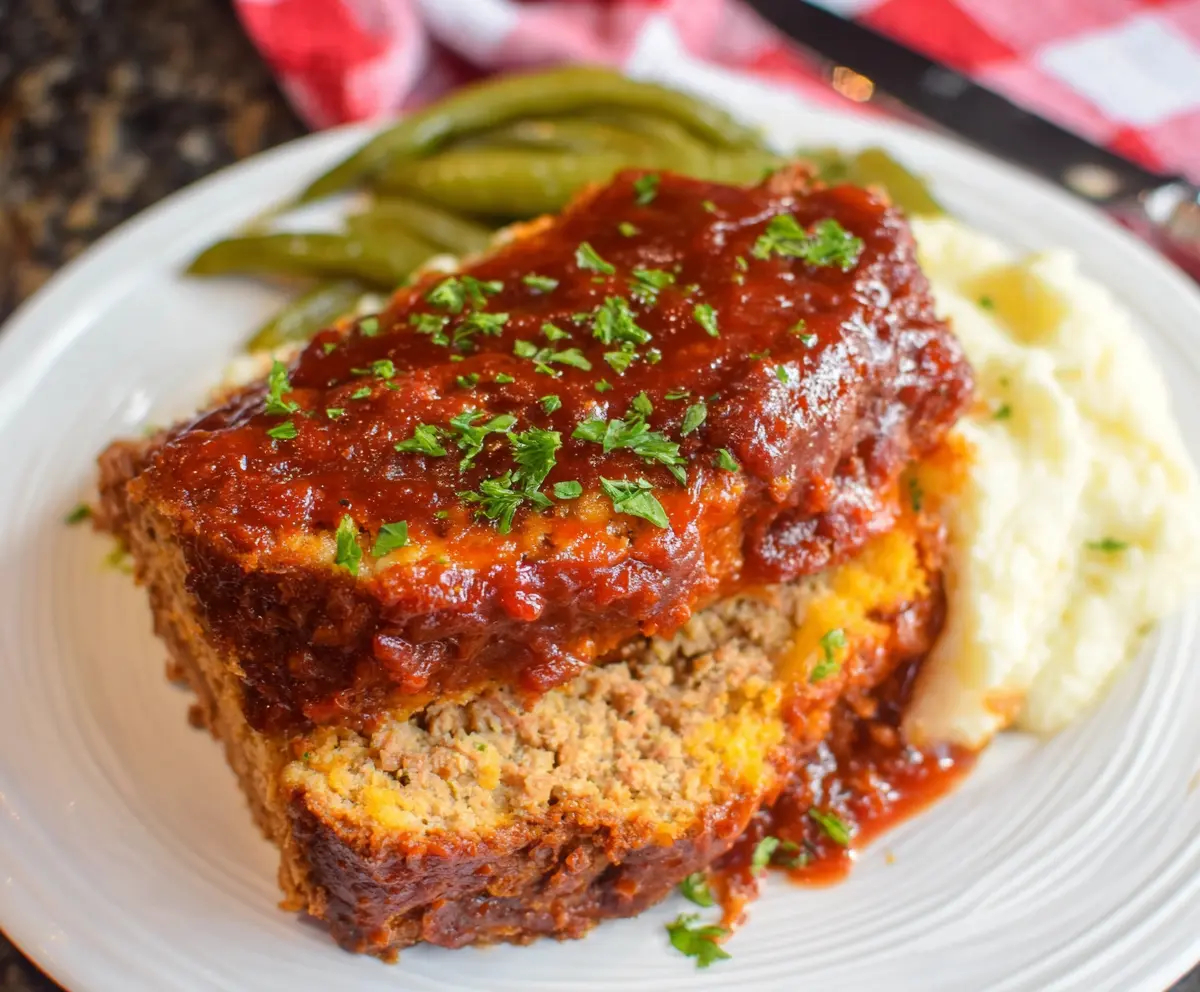 Crockpot Sloppy Joe Meatloaf