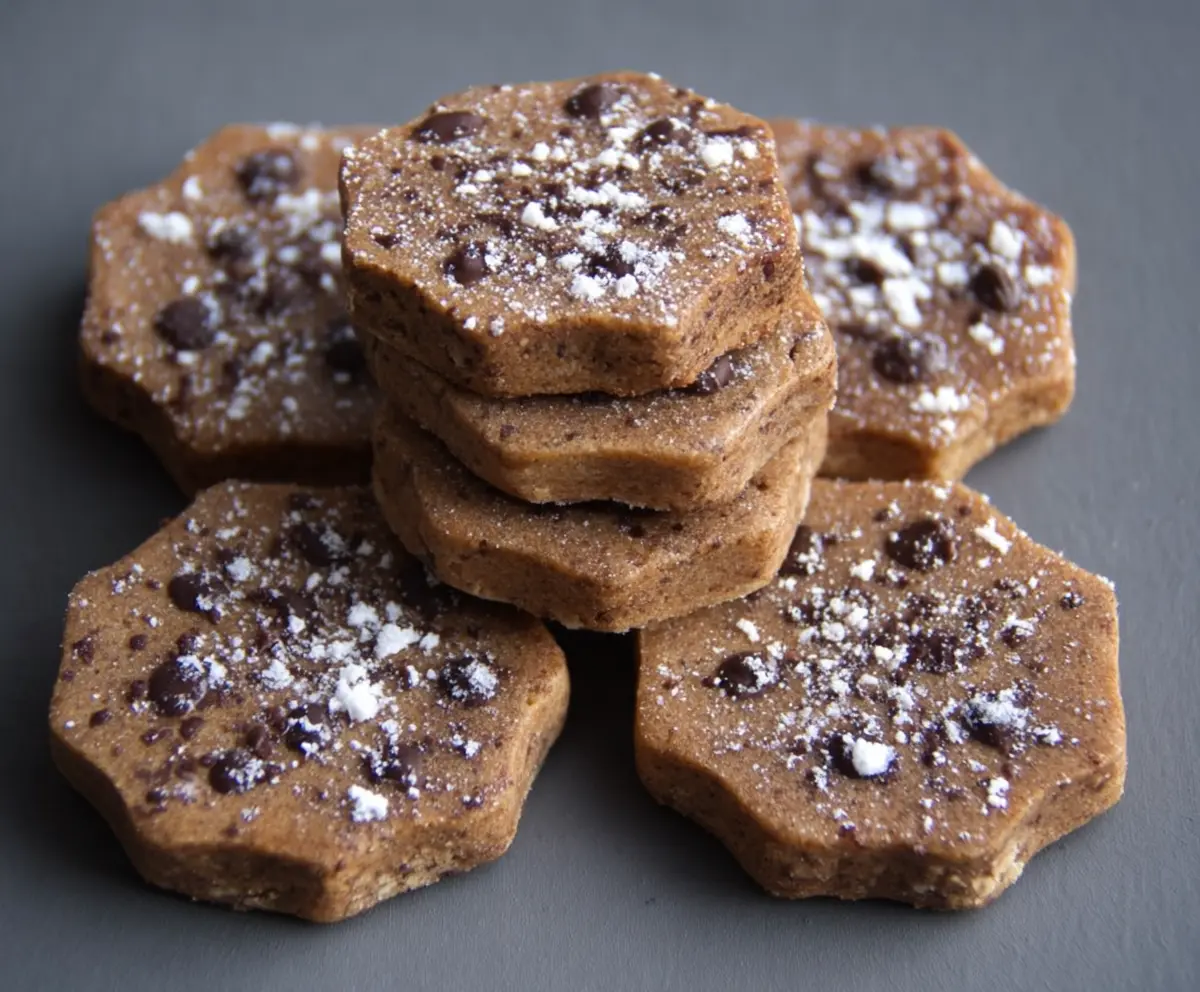 Espresso Chocolate Shortbread Cookies