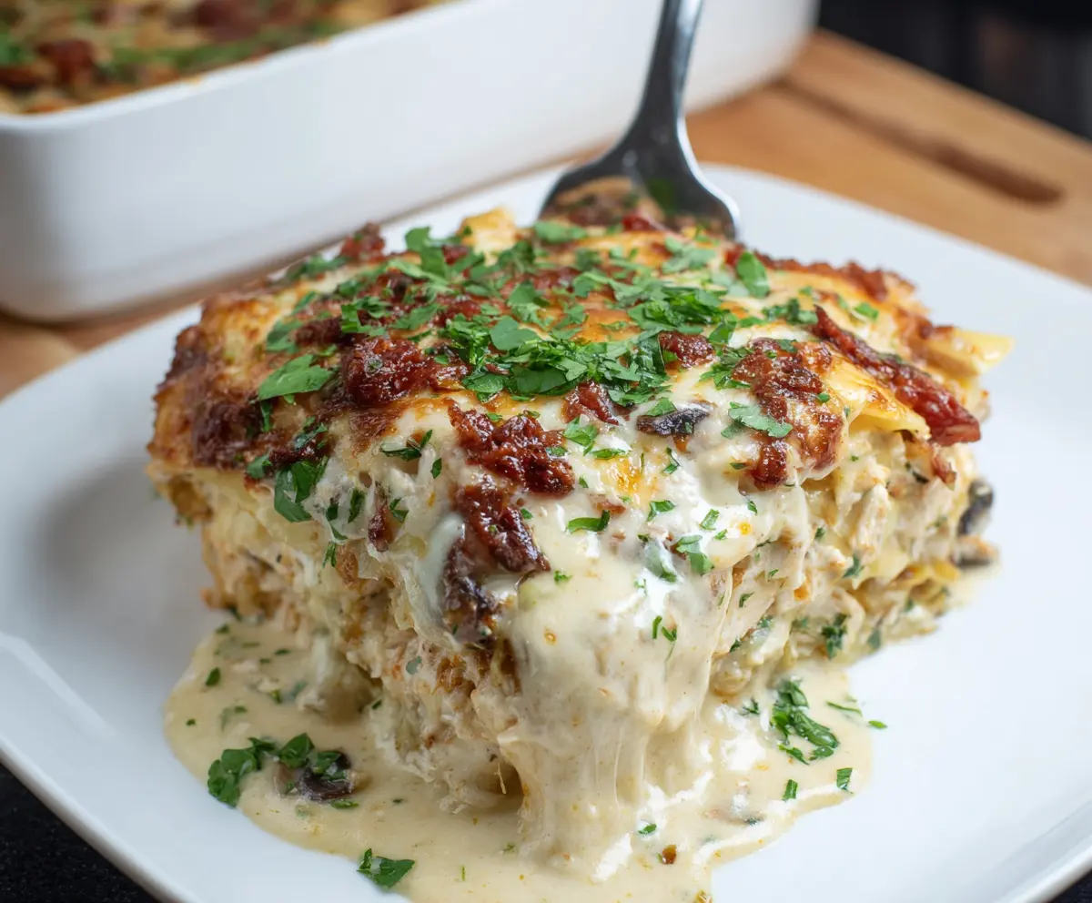 Marry Me Chicken Lasagna