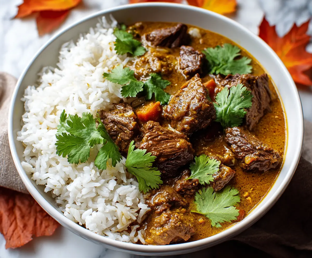 Slow Cooker Beef Coconut Curry
