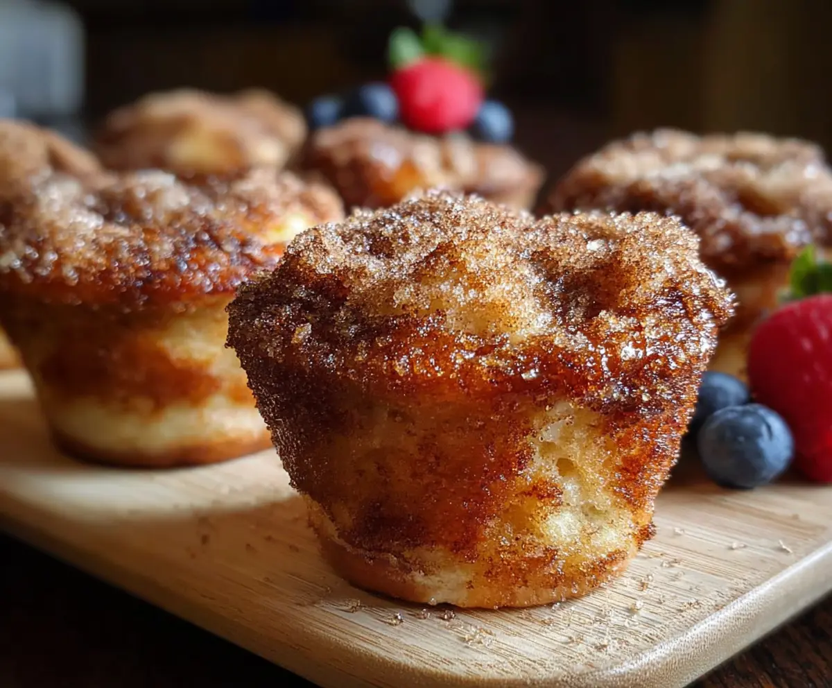 Cinnamon Sugar French Toast Muffins
