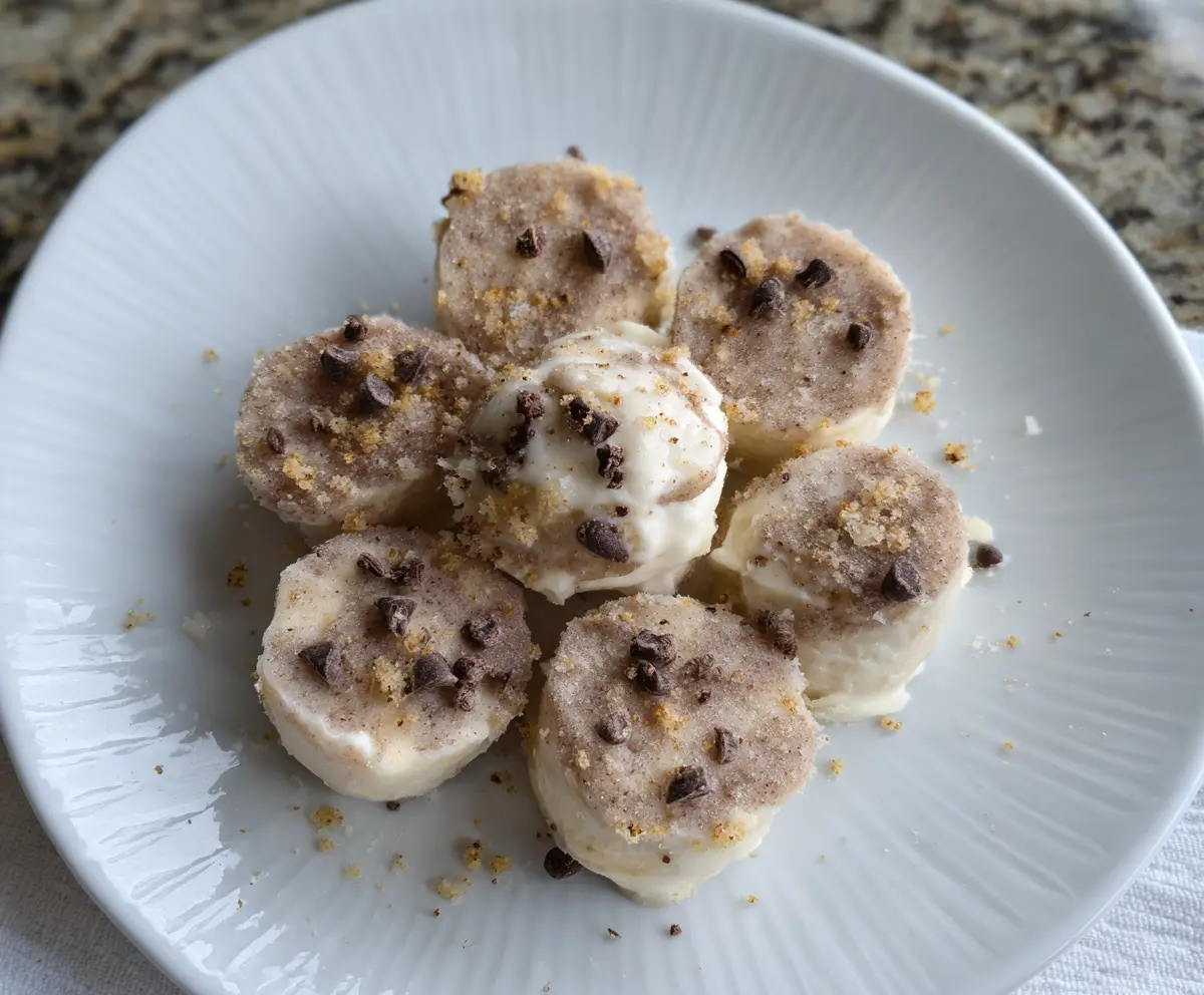 FROYO banana cream bites