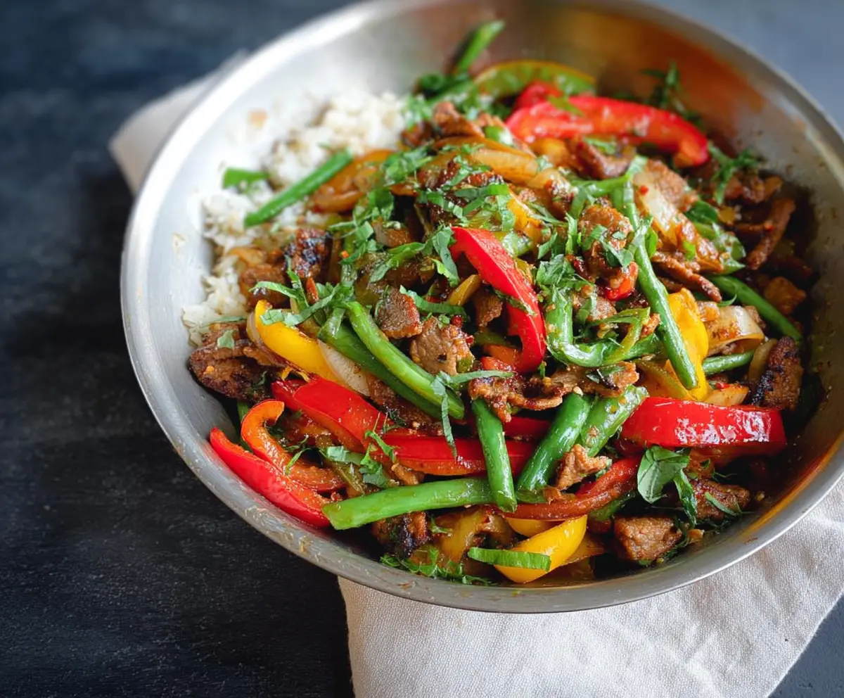 Garlic Pork Stir Fry