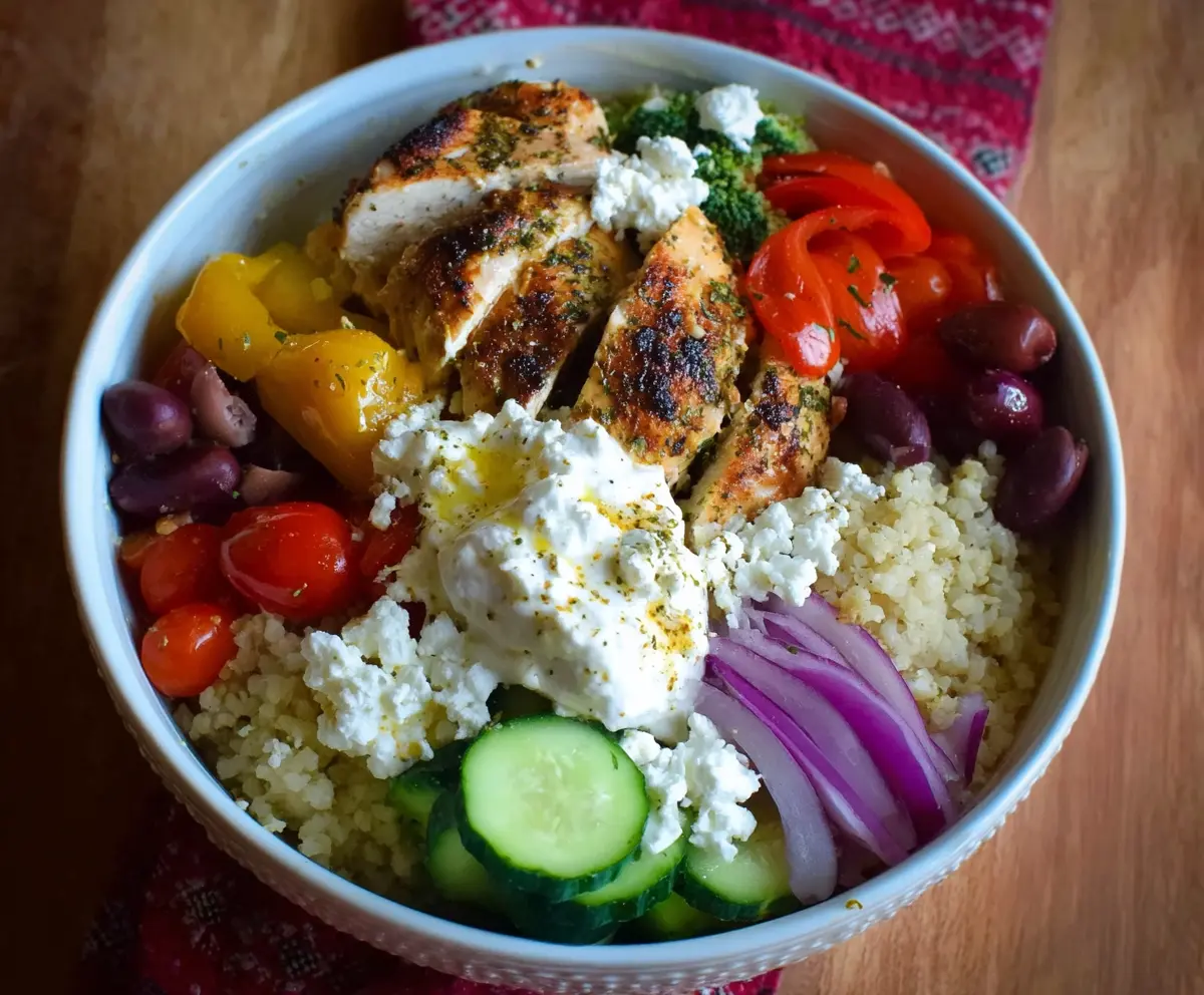 Greek Chicken Bowls