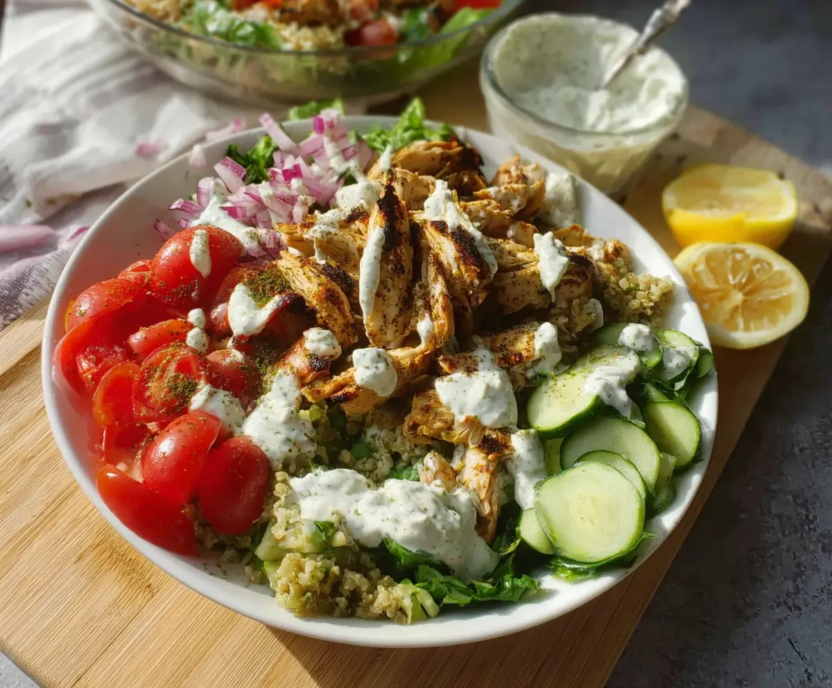Healthy Chicken Shawarma Bowls