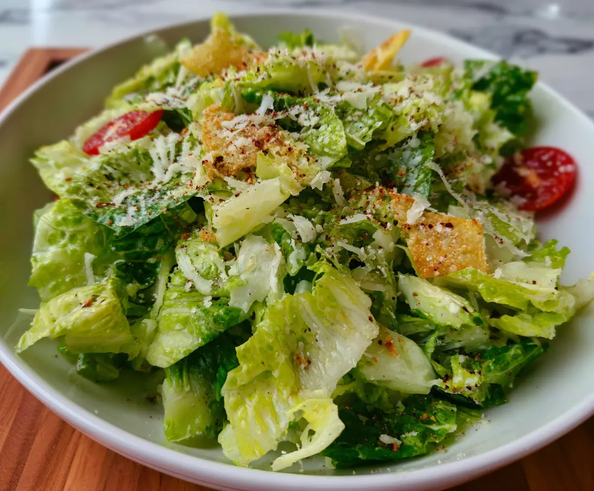 Nana's Crunchy Lemon Parmesan Salad