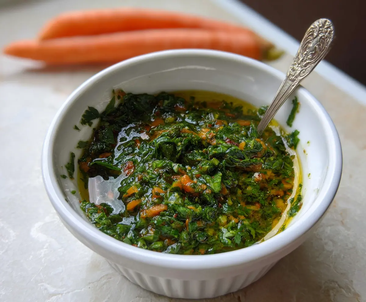 Carrot Top Chimichurri