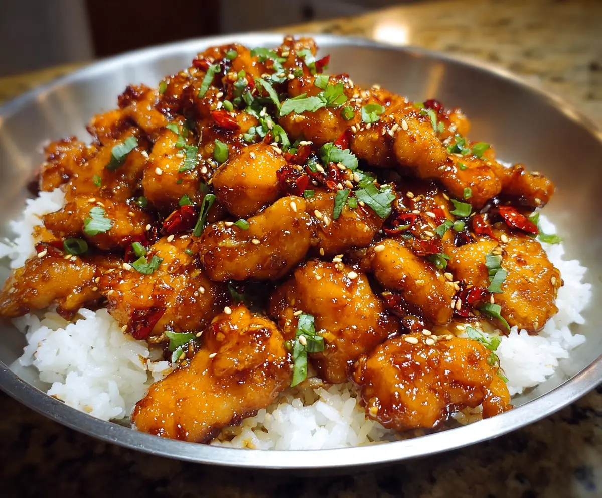 Chinese Honey Garlic Chicken