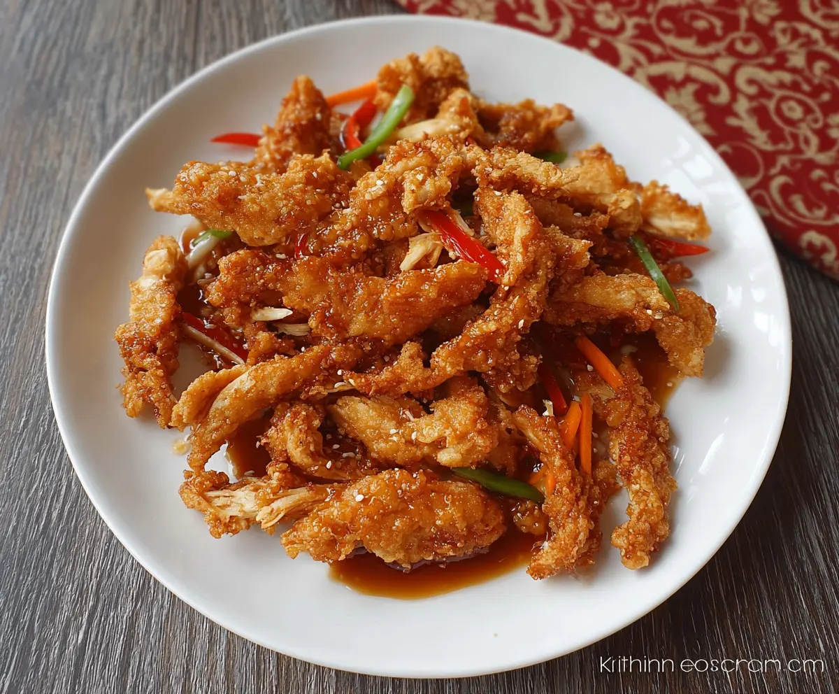Crispy Shredded Chicken
