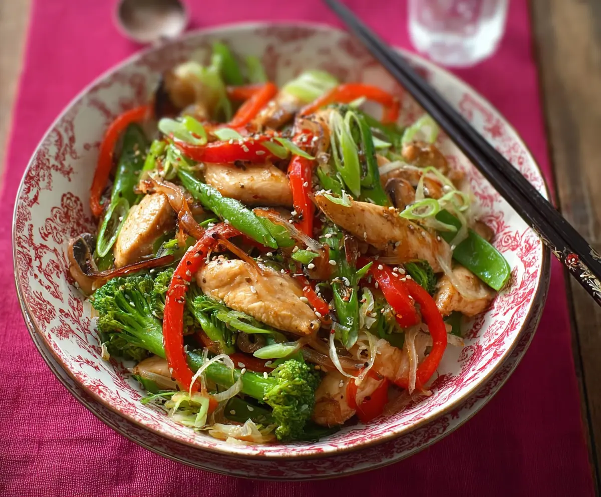 Garlic Chicken Stir Fry