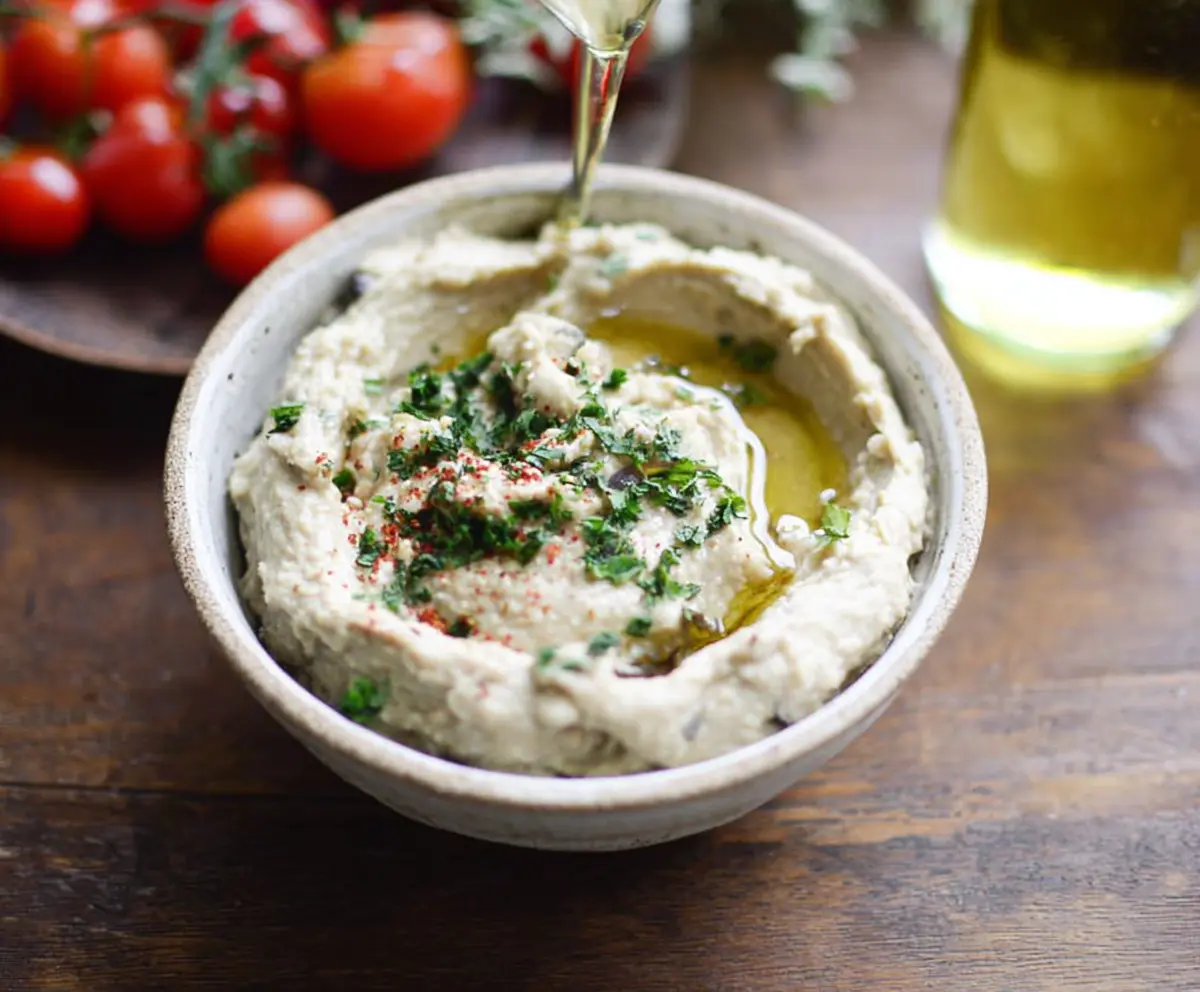 Baba Ganoush: Roasted eggplant Dip