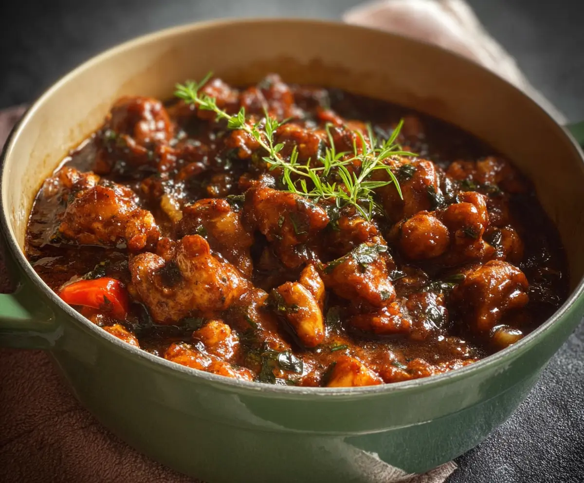 Boneless Brown Stew Chicken