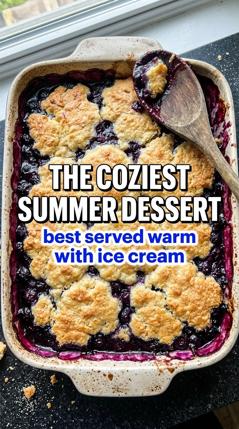 Easy Blueberry Cobbler
