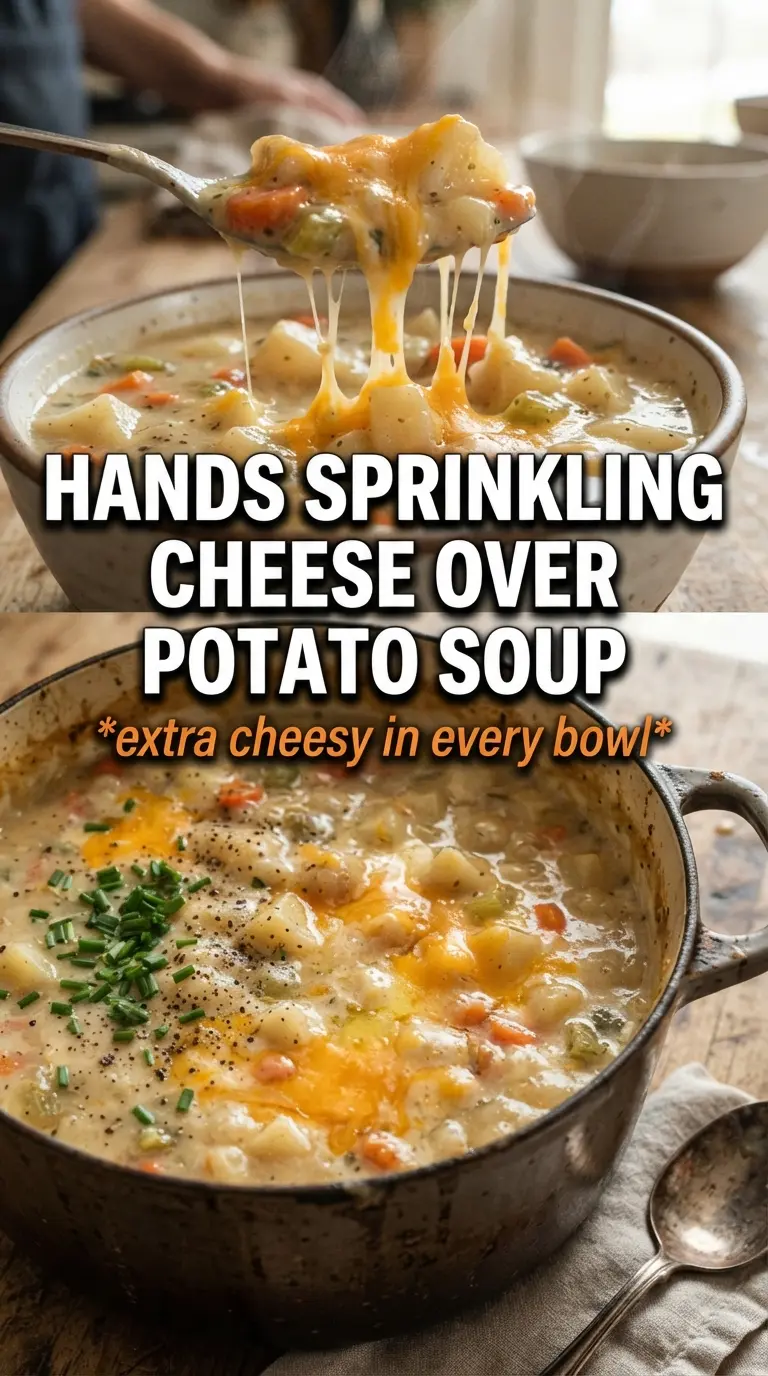 Cheesy Potato Soup creamy cheddar comforting