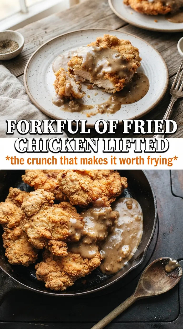 Country Fried Chicken crispy golden gravy