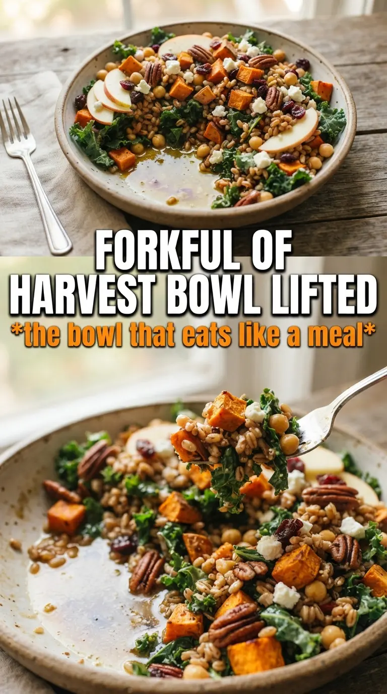 Harvest Bowls With Fig Balsamic Vinaigrette colorful autumn grain bowl