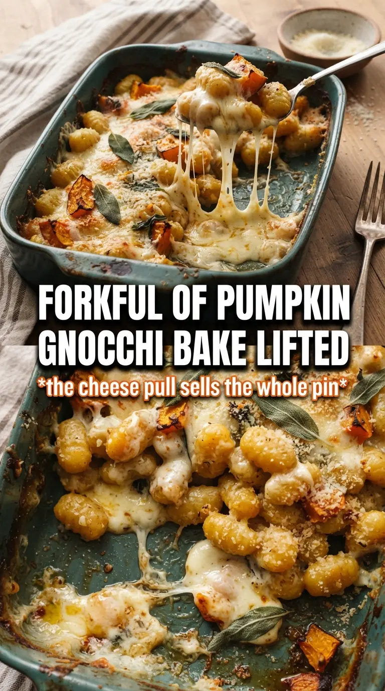 Pumpkin Gnocchi Bake creamy savory golden